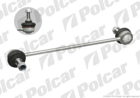 Стійка стабілізатора лівий=правий, NISSAN NOTE 06- Polcar N419