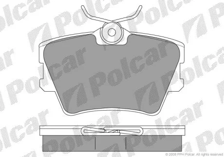 Гальмівні колодки Polcar S701129