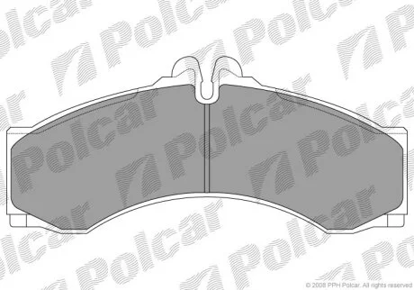 Гальмівні колодки Polcar S702022