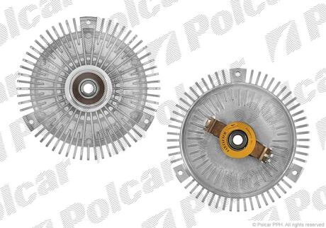 Віскомуфта вентилятора радіатора DB E-Klasse W210 320 CDI 99-03 Polcar SV6039S