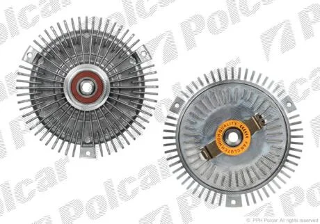 Віскомуфта Mercedes G (W463) Daewoo Korando Ssangyong Rextoni, Rodius I 2.7D-4.0D 09.89- Polcar SV6047S