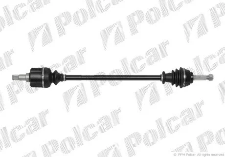 Піввісь FAVORIT Forman (785) Polcar T58084