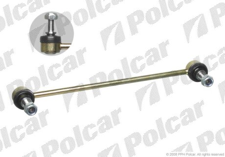 Стійка стабілізатора лівий=правий, VOLVO S/V 40 00- Polcar VO454