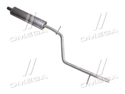 Глушник центр. DACIA LOGAN 1.6 2007 - 8.2013 (ое 6001549414) POLMOSTROW 0214