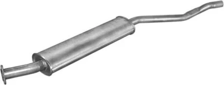 Резонатор (средняя часть) алюминизированная сталь BMW E30 316, 318 (03.04) POLMOSTROW 0304