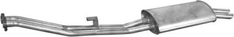 Глушитель алюм. сталь, задн. часть BMW 320i, 325i,325e 85-90 (03.30) POLMOSTROW 0330