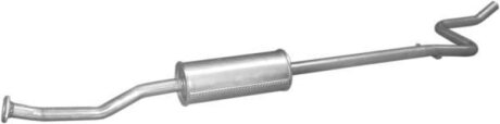 Глушитель, алюм. сталь, средн.часть Citroen C3 I 1.4i 02- (04.237) POLMOSTROW 04237