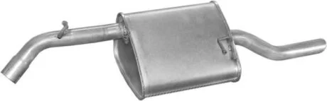 Глушитель основной Daewoo Nubira 2.0 kombi, алюминизированный POLMOSTROW 0512