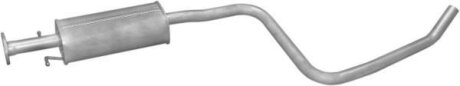 Резонатор Daewoo Nubira II 1.6-16V DOHC hat., sed., combi 06, 99-01, алюминизированный POLMOSTROW 0537
