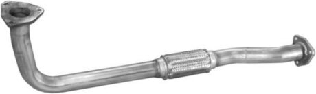 Труба приймальна POLMO Daewoo Leganza 2.0i-16V 02 - 03 алюмінізована сталь (05.56) POLMOSTROW 0556