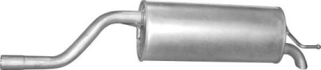 Глушник POLMO FIAT Grande Punto 1.4i 09/05- алюмінізована сталь (07.435) POLMOSTROW 07435