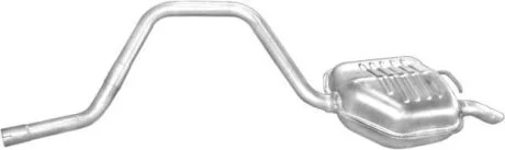 Глушитель (задняя часть) алюминизированная сталь Ford Mondeo 1.6, 1.8 kombi kat (93-00) (08.231) POLMOSTROW 08231