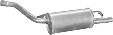 Резонатор POLMO Ford Transit Connect 1.8 TDCi алюмінізована сталь (08.32) POLMOSTROW 0832