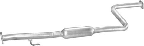 Резонатор (средняя часть) алюминизированная сталь Honda Accord (90-98) 2.0i, 2.3i (09.23) POLMOSTROW 0923