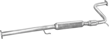 Резонатор Honda Accord 94-98 2.0i 16V kat, алюминизированный POLMOSTROW 0928