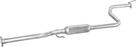 Резонатор POLMO Honda Civic 92-93 1.3 16V алюмінізована сталь POLMOSTROW 09.50