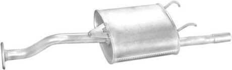 Глушник POLMO HONDA Civic 92-01 алюмінізована сталь (09.66) POLMOSTROW 0966
