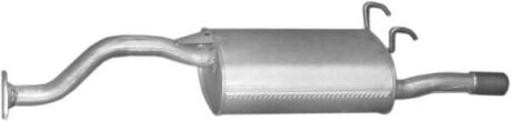 Глушитель алюм. сталь, задн. часть Honda Civic 1.5i -16V, 1.6i -16V 92 -01 (09.84) POLMOSTROW 0984