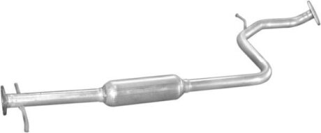 Резонатор (средняя часть) алюминизированная сталь Hyunday Accent (94-99) 1.5i (10.04) POLMOSTROW 1004