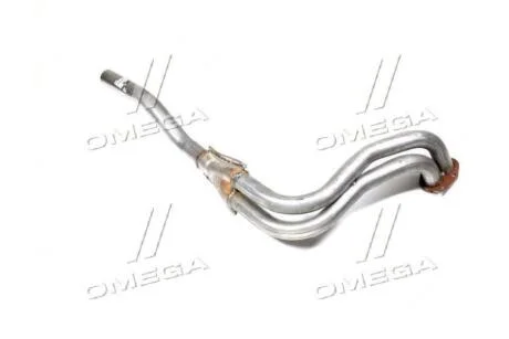 Труба приемная глушителя ВАЗ 2121 длинная лодка, алюминизированная POLMOSTROW 1120