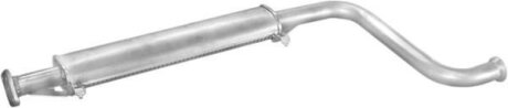 Резонатор 2110 короткий 12см під кат.ЄВРО-3 (алюмін.Polmo 11.25) Original POLMOSTROW 1125