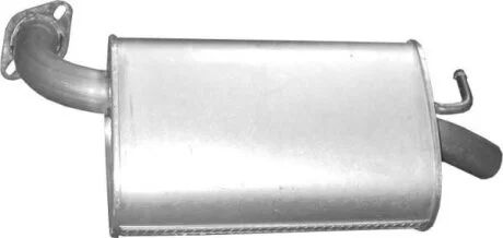 Глушитель алюм. сталь, задн. часть Mazda 6 2.0i-16V 03/05-09/07, 2.3-16V 03/05-09/07 POLMOSTROW 12.215