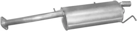 Глушитель алюм. сталь, задн. часть Mazda Xedos 6 2.0i -V6-24V 92-02 POLMOSTROW 12.22