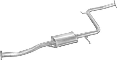 Глушник центр. (ое B68940300) MAZDA 323 1.3, 1.6 (1989-1994) POLMOSTROW 1251