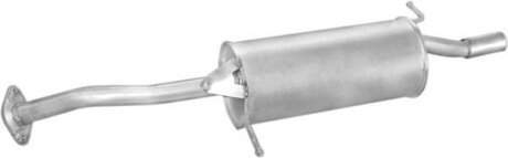 Глушитель основной Mazda 323 94-98 1.3, 1.5 kat, алюминизированный POLMOSTROW 1262