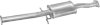 Глушник Mazda 626 87-90 2,0 12V SD/HB/Coupe (12.87) POLMOSTROW 1287 (фото 1)