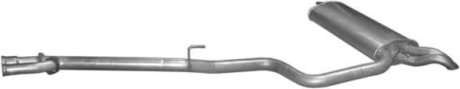 Глушник Mercedes E270 - W210 2.7 CDi 99-03 POLMOSTROW 13.185