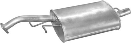 Глушитель основной Mitsubishi Lancer 1.3i12, 91-11, 95 1.3i-12V 11, 95-05, 01, 1.6 16V 12, 91-96, алюминизированный POLMOSTROW 1474