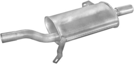 Глушник Nissan Sunny 86-90 N13 HB Алюмінізована сталь POLMOSTROW 1503