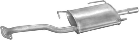 Глушитель (задняя часть) алюминизированная сталь Nissan Sunny 90-96 N14 1.4, 1.6i SDN (15.137) POLMOSTROW 15137