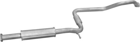 Глушитель алюм. сталь, средн. часть Nissan Primera 2.0i -16V 96-02 (15.400) POLMOSTROW 15400