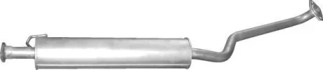 Глушитель алюм. сталь, средн. часть Nissan Primiera 2.0i 16V Kombi 02/02-07 (15.41) POLMOSTROW 1541