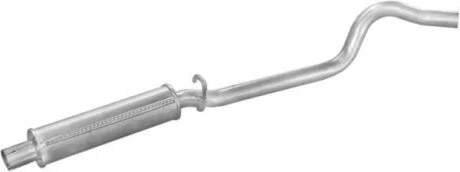 Резонатор Opel Zafira B 1.6 CNG Алюмінізована сталь POLMOSTROW 17.09