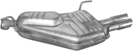 Глушник POLMO Opel Vectra B 2.5i-V6 SDN, HB, Kombi 95-00 алюмінізована сталь (17.282) POLMOSTROW 17282