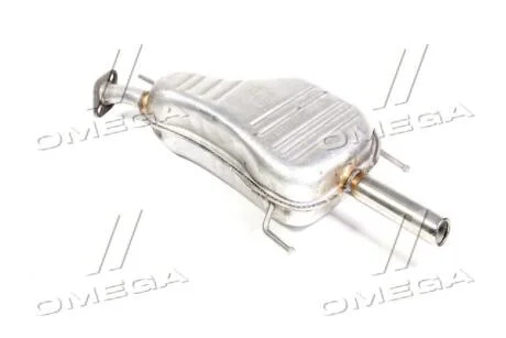 Глушитель (задняя часть) алюминизированная сталь Opel Astra G 1.8i, 2.0i 16V HB (98-) (17.297) POLMOSTROW 17297