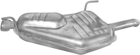 Глушитель основной Opel Vectra B 2.0 Di 11/96-8/02 2.0 DTi 9/97-8/02 2.2 DTi 9/00-8/02, алюминизированный POLMOSTROW 17302