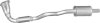 Глушник Opel Astra G 1.4i/1.6i/1.8i 16V, Zafira A 1.6i/1.8i 16V POLMOSTROW 17.304 (фото 1)
