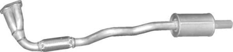Глушник Opel Astra G 1.4i/1.6i/1.8i 16V, Zafira A 1.6i/1.8i 16V POLMOSTROW 17.304