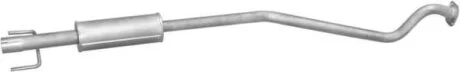 Резонатор Opel Astra G 1.7DTL hat,sed.,combi 98-00, 1.7DTi 00-04 Алюмінізована сталь POLMOSTROW 17305