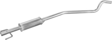 Резонатор Opel Astra G 1.2i -16V hat. sed, combi 98-04, алюминизированный POLMOSTROW 17308