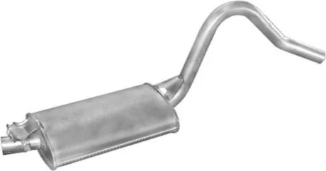 Резонатор Opel Rekord E 2.0S, E 77-86, алюминизированный POLMOSTROW 1733