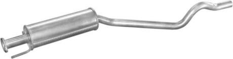 Глушник центр. OPEL ASTRA POLMOSTROW 1744