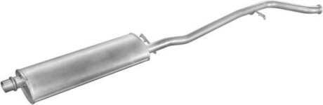 Глушитель, алюм. сталь, середн. часть Peugeot 406 2.0 -16V 99 -03 (19.192) POLMOSTROW 19192