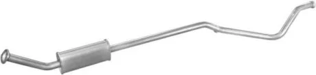 Глушитель алюм. сталь, средн. часть Citroen C4, Peugeot 307/307 CC 1.6i-16V (19.203) POLMOSTROW 19203
