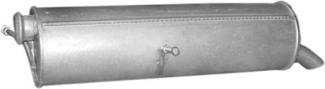 Глушитель основной Peugeot 307 2.0i -16V Hatchback 04, 01-05, 05, Citroen C4 2.0i -16V Hatchback, Coupe 04-07, 07, алюминизированный POLMOSTROW 19221