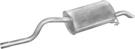 Глушник задн. RENAULT CLIO II (1998 - 10/2001) POLMOSTROW 21269